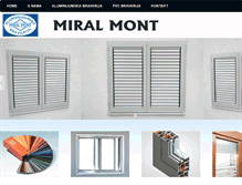Tablet Screenshot of miralmont.com